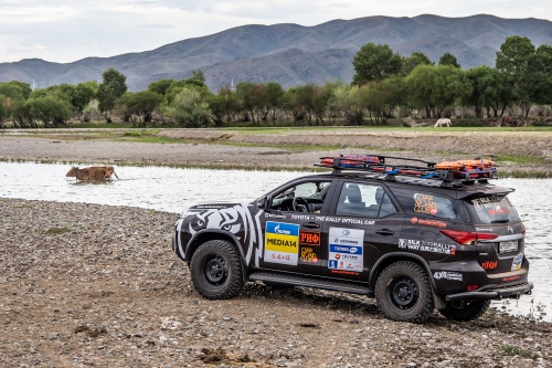 Багажник экспедиционный РИФ 1200х2100 мм для Toyota Fortuner 2015+ фото 8