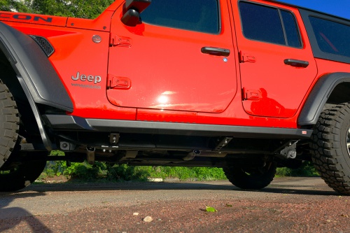Пороги РИФ силовые Jeep Wrangler JL 2018+ (4 дв.) фото 4