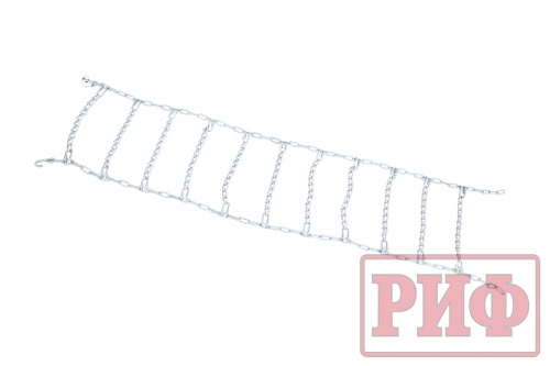Цепи противоскольжения РИФ Вилочный погрузчик"лесенка" 18 мм  6.50x10 (к-т 2 шт.) фото 6