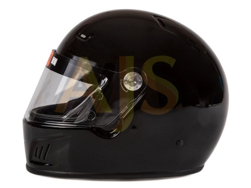 Шлем омологированный спортивный RODIAF4 черный фото 2